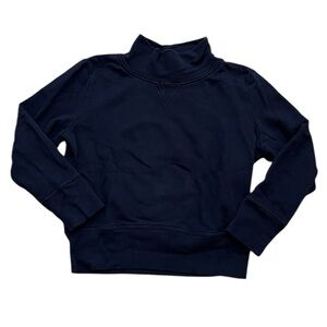 Madewell L Funnel Neck Sweatshirt navy